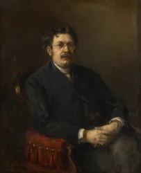 Le peintre Karl Heffner