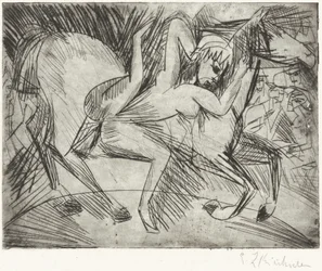 Acrobate sur un cheval, 1913