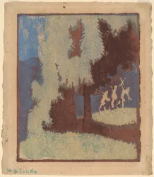 Châtaigniers au clair de lune, 1904