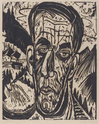 Tête de van de Velde, Bright Kopf van de Velde, Hell, 1917