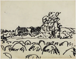 Ferme isolée sur l