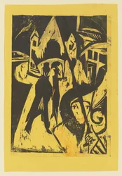 Cocotte auf der Straße