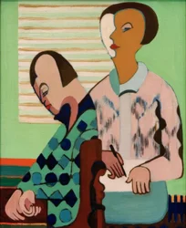 Le couple. Autoportrait avec Erna