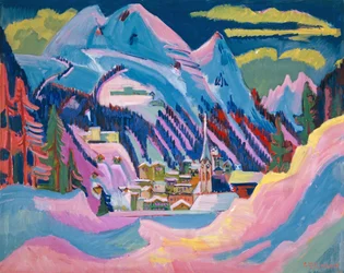 Davos en hiver, 1923