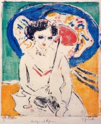 Dodo avec un parapluie japonais