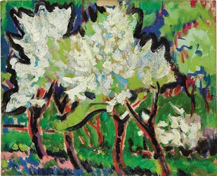 Arbres en fleurs IV, 1909
