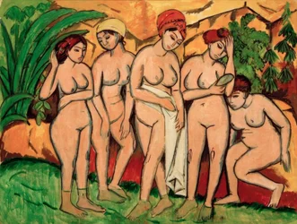 Femmes au bain