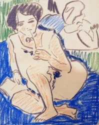 Dodo accroupi avec livre