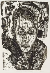 Jeune fille avec cigarette