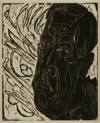 Tête de Henry van de Velde (sombre)