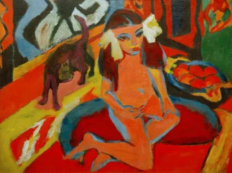 Jeune fille au chat, Fränzi