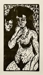 Nu féminin avec autoportrait