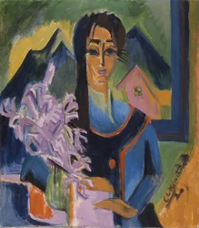 Maryli (Jeune femme avec un bouquet d