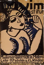 Affiche Institut Muim; Plakat Muim Institut, 1911
