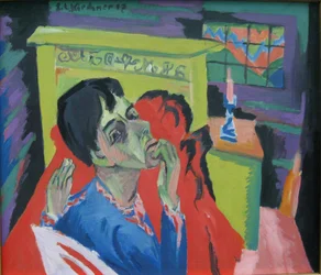 Autoportrait en homme malade