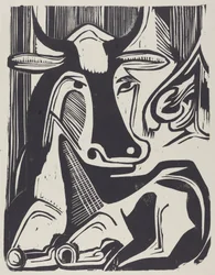 La grande vache couchée