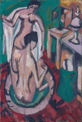Deux nus dans une baignoire peu profonde, vers 1912/1913-1920