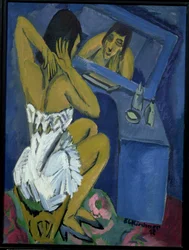 Femme devant le miroir