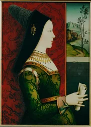 Marie de Bourgogne (painting on wood)