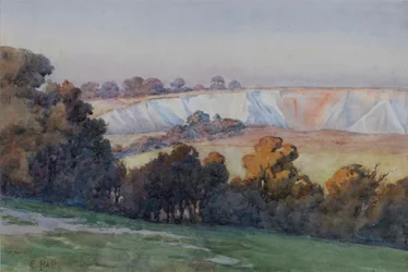 Carrière de Coulsdon depuis Farthing Downs
