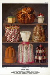 Gâteaux variés : brioche, lac, timbale de pâte d