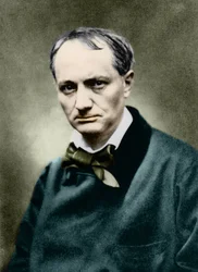 Charles Baudelaire (1821-1867), écrivain français. Photo de Carjat.