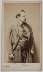 Portrait of François Delsarte, c.1870-90 (albumen print)