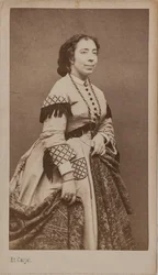 Portrait de la chanteuse et compositrice Pauline Viardot 1821-1910