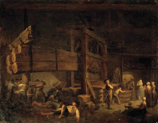 Fabrication du vin : « Pressage à Vermenton, la presse Jeaurat en Bourgogne »