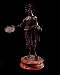 Art étrusque : statuette en bronze d