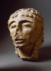 Civilisation étrusque : tête d