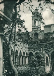 Église de San Giovanni degli Eremiti, Palerme, Sicile, Italie, 1927
