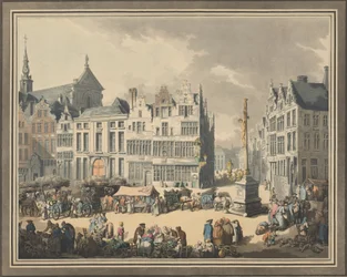 Place de Meir à Anvers, 1797