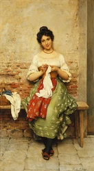 La couturière, 1901