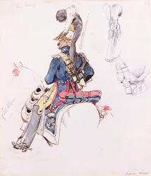 Soldat à cheval