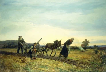 Labour des champs, 1877