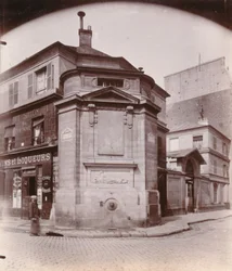 Fontaine des Haudriettes, angle de la rue des Archives et de la rue des Haudriettes, 3e arrondissement, Paris