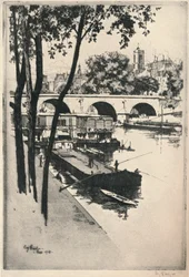 Lavage des bateaux, 1915