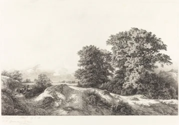 Chênes dans les Vaux de Cernay, 1840