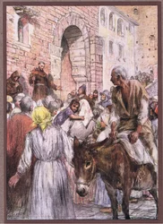 Saint François prêchant à Bologne