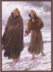 Saint François explique à frère Léon où se trouve la joie parfaite, 1919