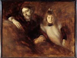 Alphonse Daudet et sa fille