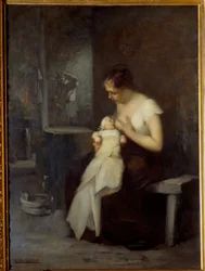 Femme allaitante