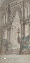 Décor de scène à l