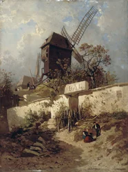 Le Moulin de la Galette à Montmartre
