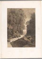 Vue de la cascade de Reichenbach