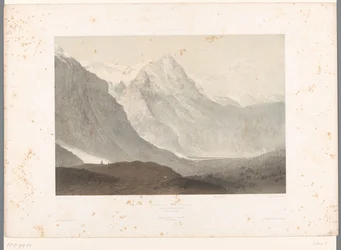Vue de la vallée de Grindelwald (Gezichten in Zwitserland en Savoye)