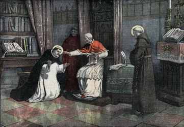 La dispute du Saint Sacrement : Saint Thomas d