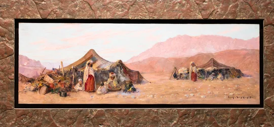 Camp de nomades dans le sud de l