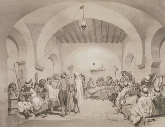Café du Divan, Alger, d